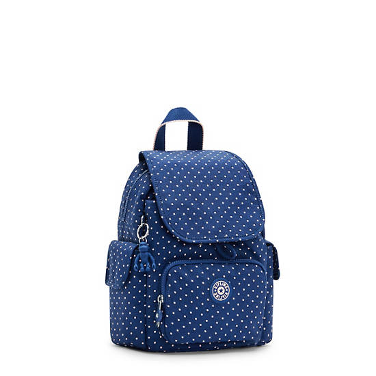 Kipling City Pack Mini Printed Backpack Rugzak Blauw | België 1193QM